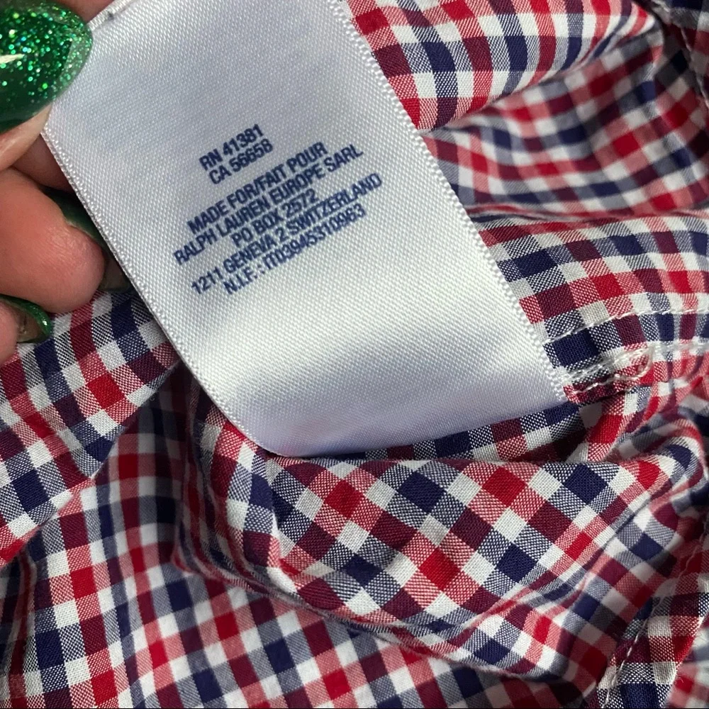 Ralph Lauren Plaid Button Down Shirt